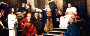 Christ before Pilate. Credit: Wikimedia Commons
