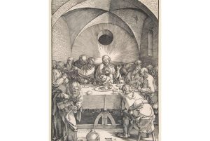 Albrecht's Last Supper (credit: https://www.metmuseum.org/art/collection/search/388402?searchField=All&sortBy=relevance&ft=durer+last+supper&offset=0&rpp=20&pos=6)