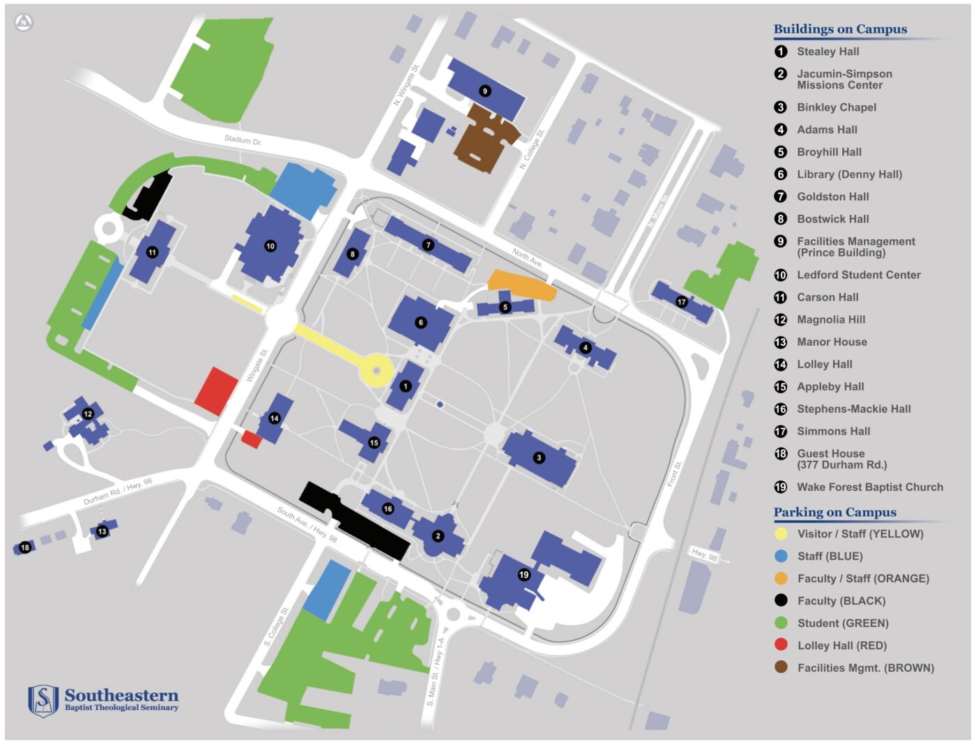 Southeastern Seminary Campus Map Christ And Culture   Sebts Campus Map2023 1400x1067 