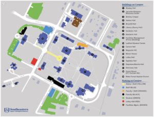Southeastern Seminary campus map